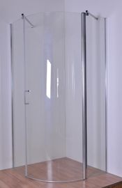 Clôtures articulées simples de douche de quart de cercle de porte avec le double panneau fixe