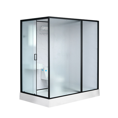 Côté en aluminium noir acrylique blanc du plateau 1900*1200*2150mm d'ABS de cabines de douche ouvert