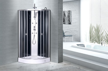 Stockage normal de la température de salle de bains de carlingues préfabriquées en verre transparentes de douche