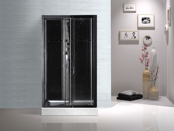 Kits complets rectangulaires de stalle de douche avec le tuyau métallique de PVC Flexilbe de 1.5M