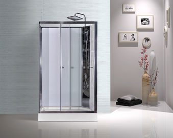 Carlingues rectangulaires de douche de salles modèles avec la porte coulissante de verre trempé