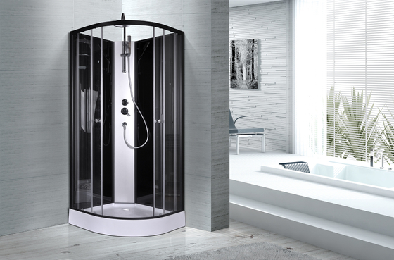 Cabine de douche avec plateau acrylique blanc et toit 85X85X225cm