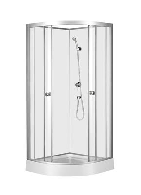 cabine de douche de verre trempé de cadre d'alliage d'aluminium de 900*900*2150mm