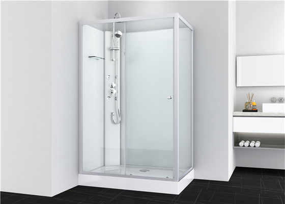 Cabines carrées de douche de salle de bains, unités de douche de quart de cercle 1100 x 800 x 2250 millimètres