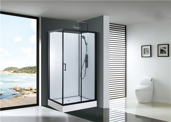Cabines carrées de douche de salle de bains, unités de douche de quart de cercle 1100 x 800 x 2250 millimètres