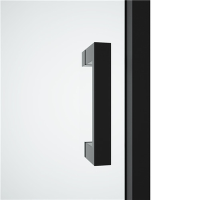 douche de diapositive inoxydable noire Door1200X1950mm de verre trempé de 6mm