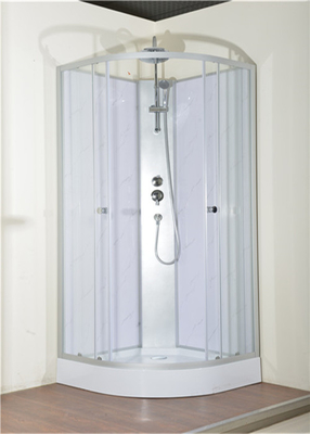Cabine de douche avec l'aluminium blanc acrylique blanc du plateau 850*850*2250cm