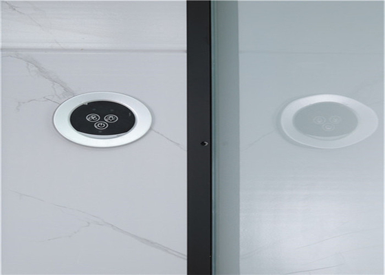 Avant en aluminium noir acrylique blanc de l'ABS Tray2000*1160*2150mm de cabines de douche ouvert