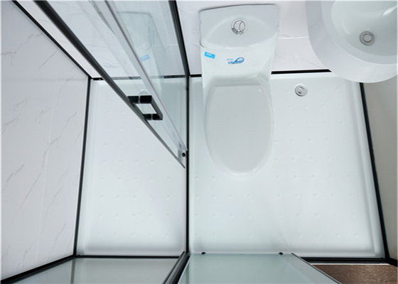 Avant en aluminium noir acrylique blanc de l'ABS Tray2000*1160*2150mm de cabines de douche ouvert