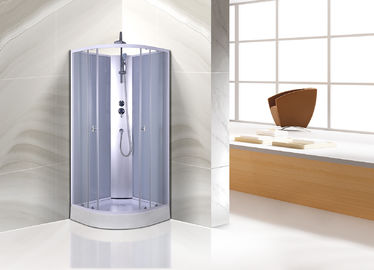 Clôture commode de douche de quart de cercle avec le plateau, cabine 850 x 850 de douche de quart de cercle