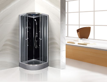 La cabine de douche de quart de cercle de confort, 900x900x2200mm a courbé la position libre de stalle de douche
