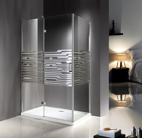 Clôtures incluses modernes de douche en verre 1200 x 800 avec le plateau d'ABS de 5Cm