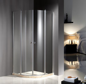 Clôtures de douche de quart de cercle du profil 900X900 de chrome, clôtures en verre claires de douche