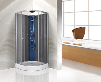Peinture en aluminium incurvée de stalle de douche de structure simple avec le support de douche