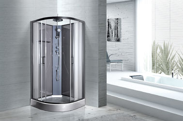 Carlingues commodes de douche de salle de bains de confort avec le panneau 663C arrière gris-clair de 4MM