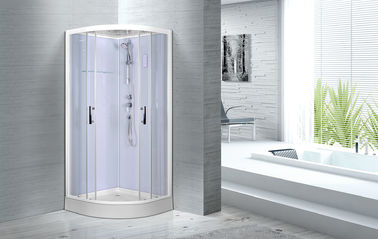 Cabine de luxe bon marché et populaire de douche, cabine en aluminium de douche de quart de cercle de Chrome