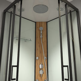 Compartiments de douche de porte coulissante de quart de cercle de KPN20009009Custom, clôture incurvée en verre de douche