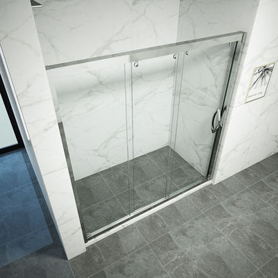 Porte en verre anti-déflagrante Bifold articulée de douche