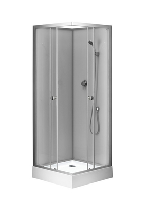 800X stalles de douche en verre de 800 x de 2250mm avec le cadre en aluminium argenté