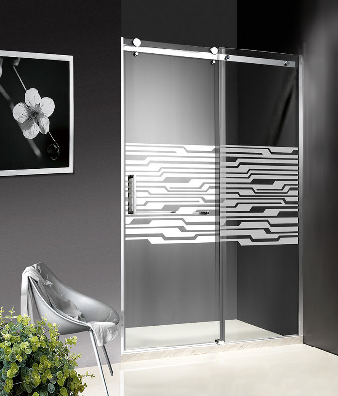 Porte en verre de diapositive inoxydable de douche de 1200-1800X1950mm