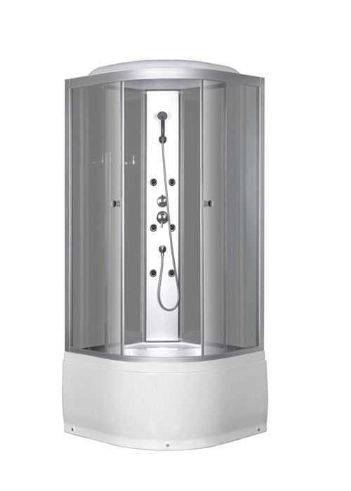 Salle de bains acrylique blanche du plateau 900*900*215mm d'ABS de cabines de douche